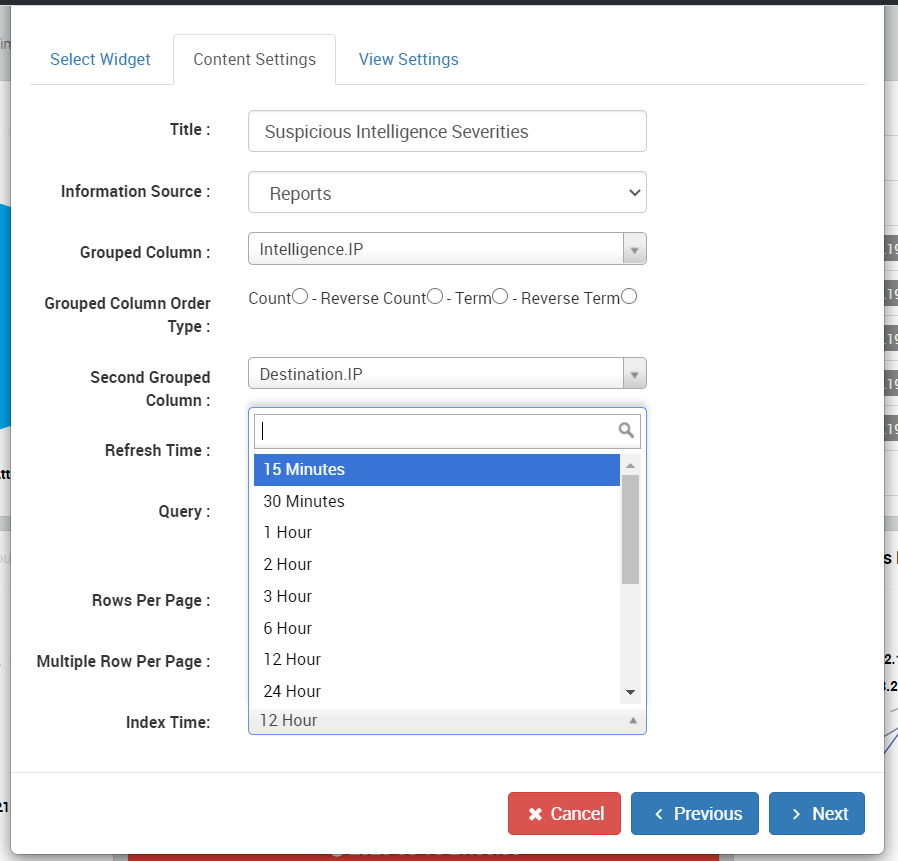 dashboards on SIEM